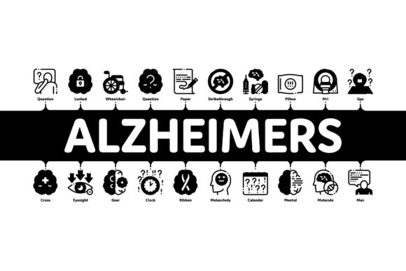 Alzheimers Disease Minimal Infographic: Visualizing Complex Health Topics with Clarity