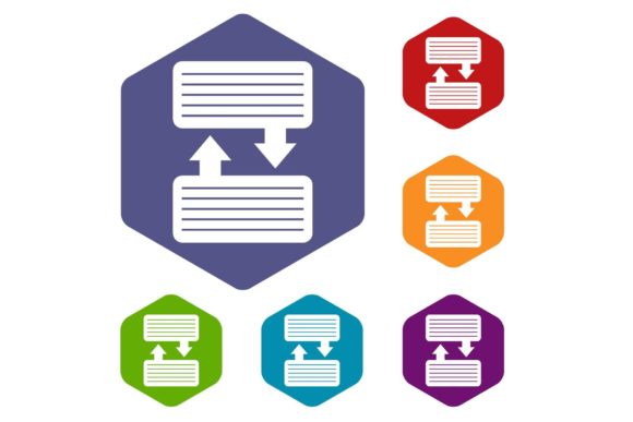 Infographic Blocks with Arrows Icons Set: A Practical Asset for Visual Communication