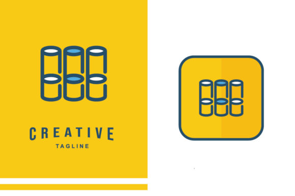 Infographic Icon: Cylinder Chart Vector Assets