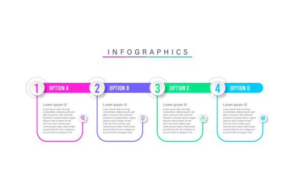 Maximizing Visual Impact with a Modern Business Infographic with Icons