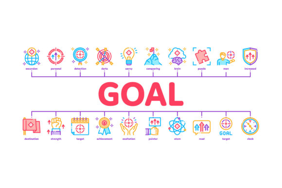 Minimal Goal & Purpose Infographics