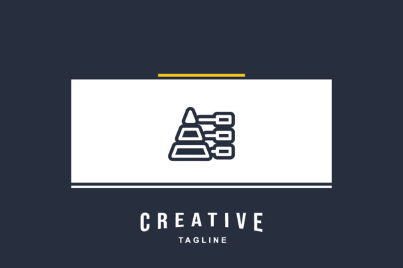 Pyramid Vector Icons for Print Design