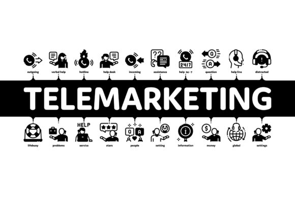 Strategic Application of the Telemarketing Sale Minimal Infographic for Business Communication