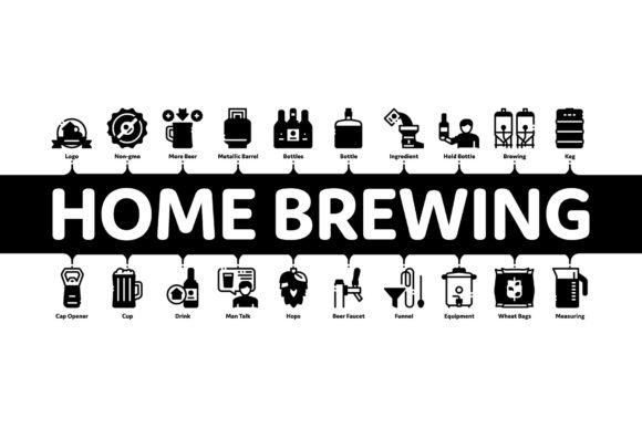 Visualizing the Craft: A Guide to Home Brewing Beer Minimal Infographics