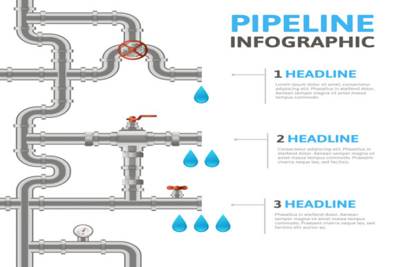 Water Pipes Infographic: Visualizing Flow Systems